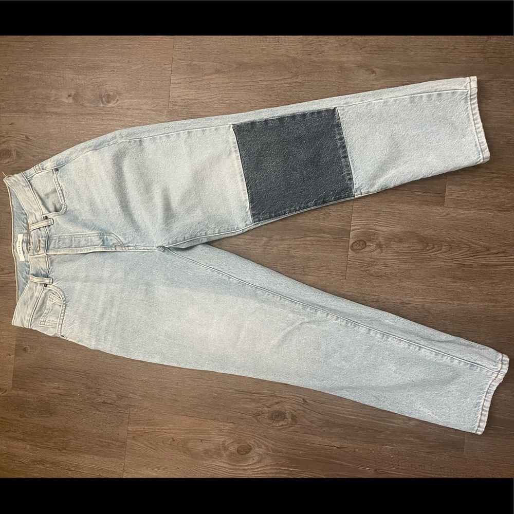 Pac Sun Patch jeans, straight leg